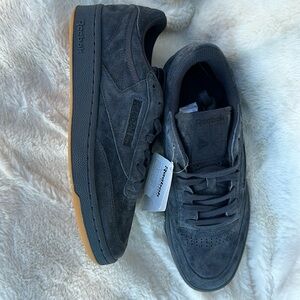 Reebok Club C 85 TG Big Men's Shoes Lead/Black Gum bd1885